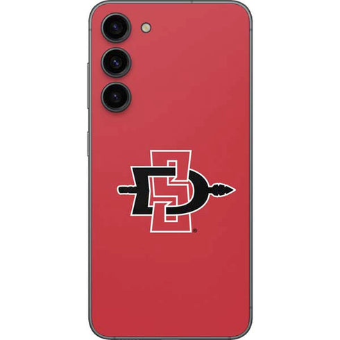San Diego State University Aztecs Red Logo Galaxy S23 Plus Skin