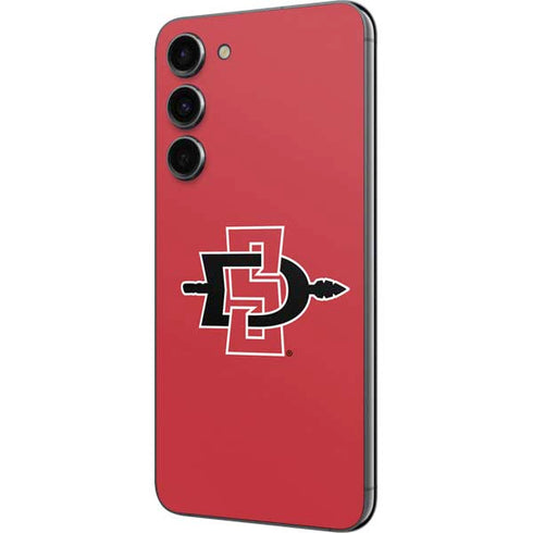 San Diego State University Aztecs Red Logo Galaxy S23 Plus Skin