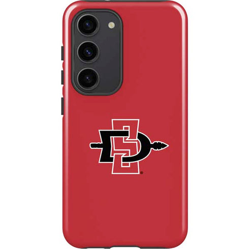 San Diego State University Aztecs Red Logo Galaxy S23 Pro Case