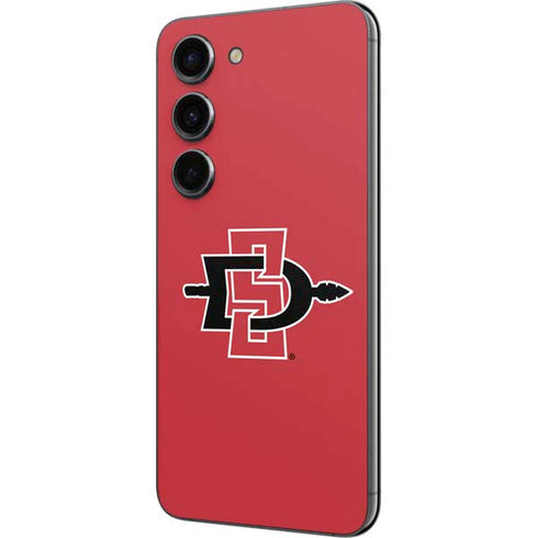 San Diego State University Aztecs Red Logo Galaxy S23 Skin
