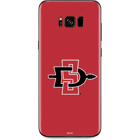 San Diego State University Aztecs Red Logo Galaxy S8 Plus Skin