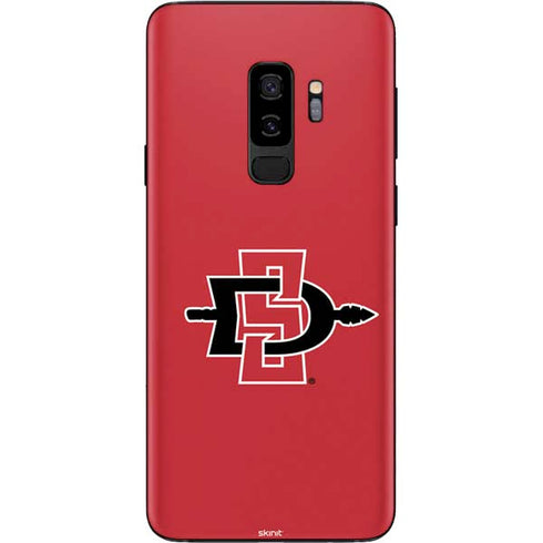 San Diego State University Aztecs Red Logo Galaxy S9 Plus Skin