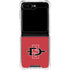 San Diego State University Aztecs Red Logo Galaxy Z Flip5 5G Clear Case