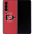 San Diego State University Aztecs Red Logo Galaxy Z Fold4 5G Skin