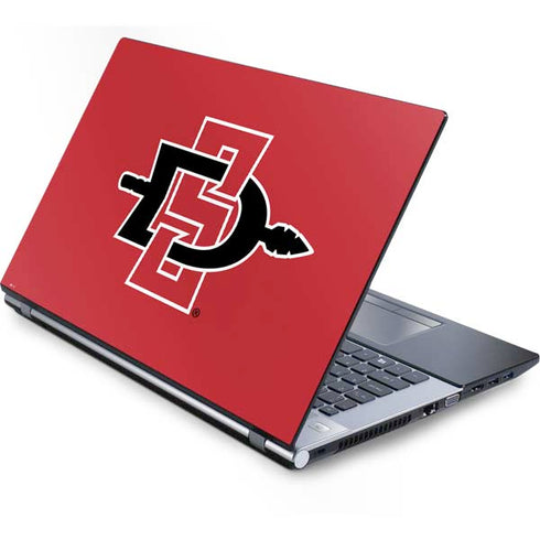San Diego State University Aztecs Red Logo Generic Laptop Skin