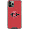 San Diego State University Aztecs Red Logo iPhone 11 Pro Max Clear Case