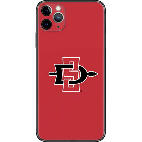San Diego State University Aztecs Red Logo iPhone 11 Pro Max Skin