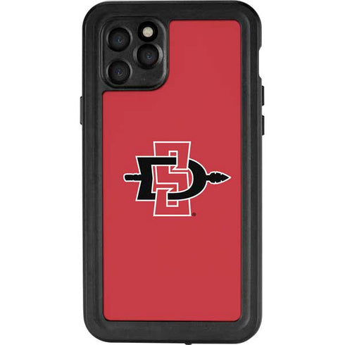 San Diego State University Aztecs Red Logo iPhone 11 Pro Waterproof Case