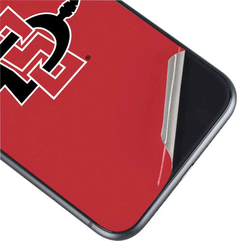 San Diego State University Aztecs Red Logo iPhone 11 Skin