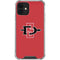 San Diego State University Aztecs Red Logo iPhone 12 Clear Case