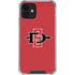 San Diego State University Aztecs Red Logo iPhone 12 Clear Case