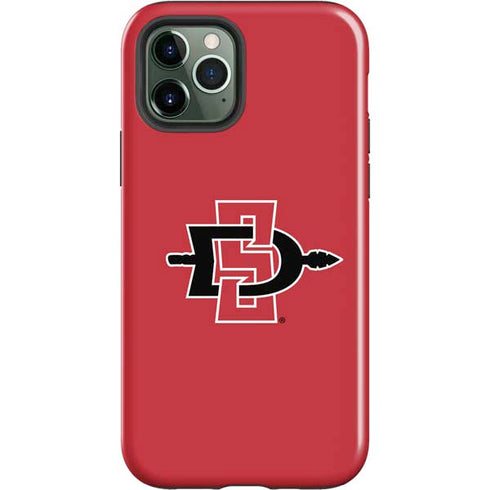 San Diego State University Aztecs Red Logo iPhone 12 Pro Impact Case