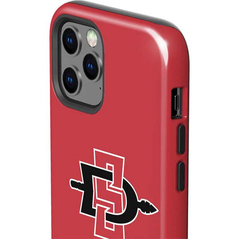 San Diego State University Aztecs Red Logo iPhone 12 Pro Impact Case