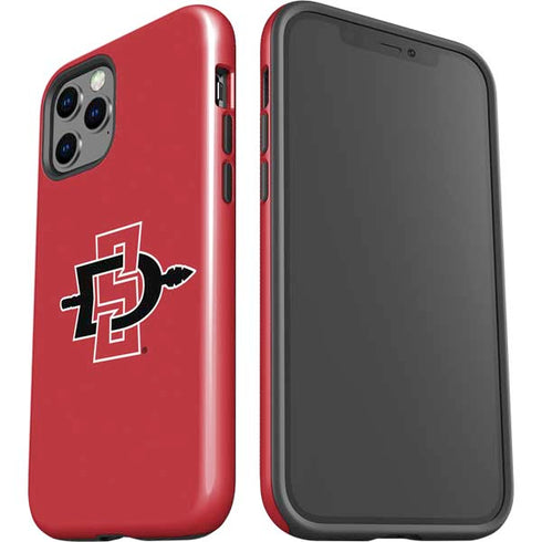 San Diego State University Aztecs Red Logo iPhone 12 Pro Impact Case