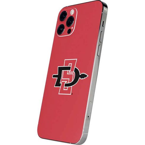 San Diego State University Aztecs Red Logo iPhone 12 Pro Max Skin