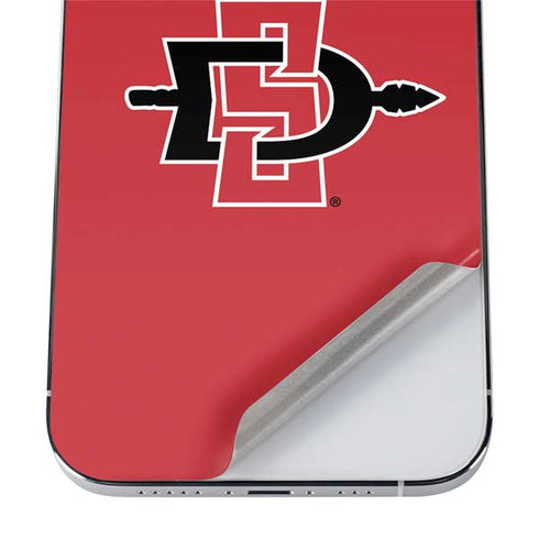 San Diego State University Aztecs Red Logo iPhone 12 Pro Max Skin