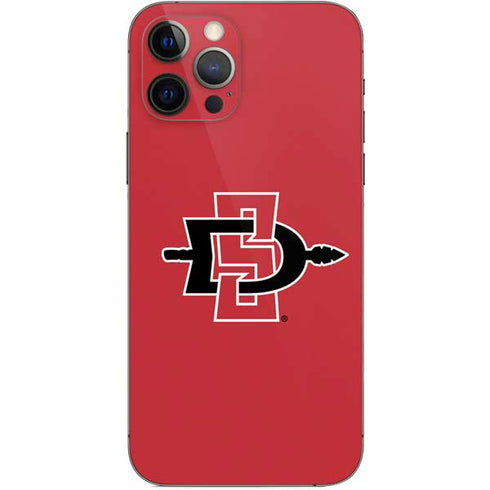 San Diego State University Aztecs Red Logo iPhone 12 Pro Skin