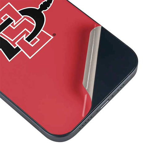 San Diego State University Aztecs Red Logo iPhone 13 Skin