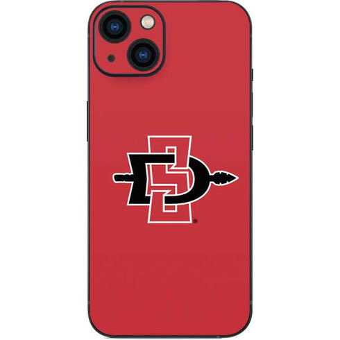 San Diego State University Aztecs Red Logo iPhone 15 Plus Skin
