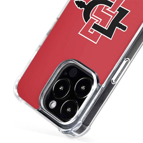 San Diego State University Aztecs Red Logo iPhone 15 Pro MagSafe Case
