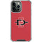 San Diego State University Aztecs Red Logo iPhone 14 Pro Max Clear Case
