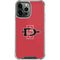San Diego State University Aztecs Red Logo iPhone 15 Pro Max Clear Case