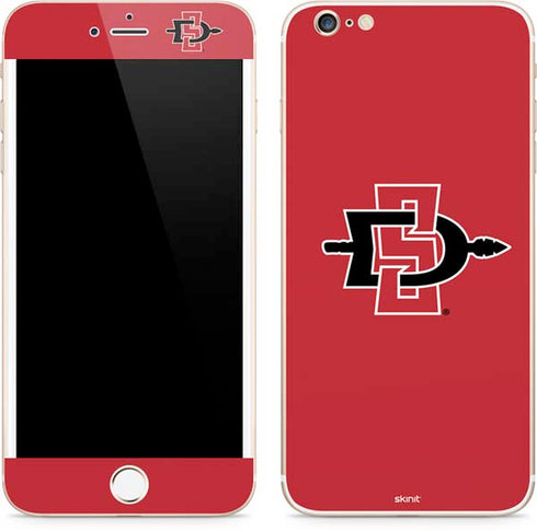 San Diego State University Aztecs Red Logo iPhone 6/6s Plus Skin