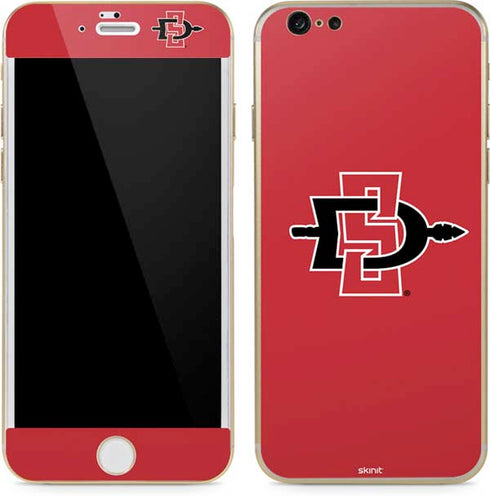 San Diego State University Aztecs Red Logo iPhone 6/6s Skin
