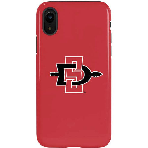 San Diego State University Aztecs Red Logo iPhone XR Pro Case
