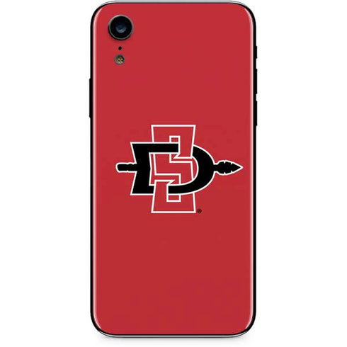 San Diego State University Aztecs Red Logo iPhone XR Skin