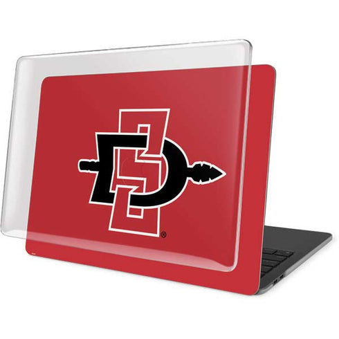 San Diego State University Aztecs Red Logo MacBook Pro 16in (2019-20) Case plus Skin