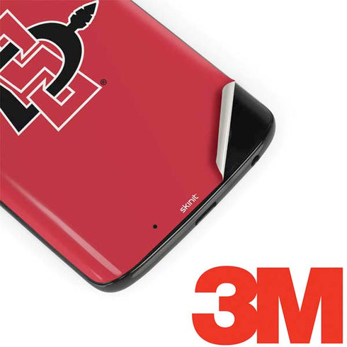San Diego State University Aztecs Red Logo Moto G6 Skin
