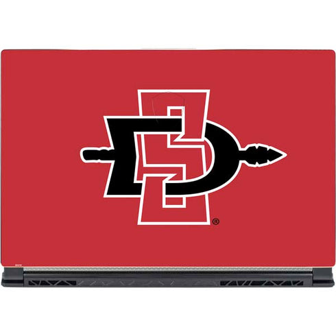 San Diego State University Aztecs Red Logo MSI GS65 Stealth Laptop Skin