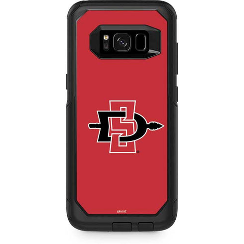 San Diego State University Aztecs Red Logo Otterbox Commuter Galaxy Skin