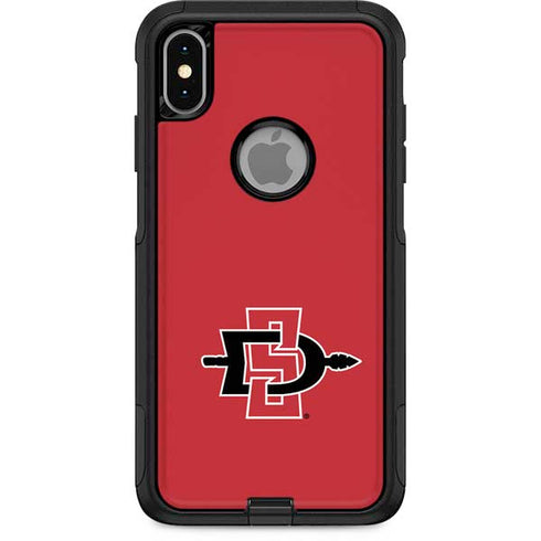 San Diego State University Aztecs Red Logo Otterbox Commuter iPhone Skin