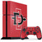San Diego State University Aztecs Red Logo PS4 Console and Controller Bundle Skin