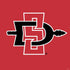 San Diego State University Aztecs Red Logo PS4 Slim Skin