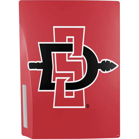 San Diego State University Aztecs Red Logo PS5 Bundle Skin