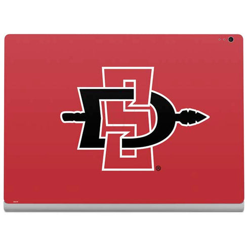 San Diego State University Aztecs Red Logo Surface Book 2 13.5in Skin