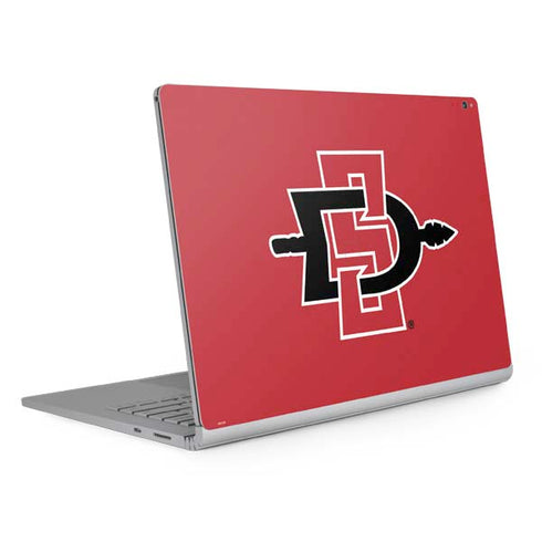 San Diego State University Aztecs Red Logo Surface Book 2 15in Skin