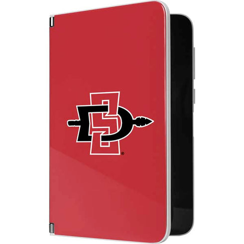 San Diego State University Aztecs Red Logo Surface Duo Skin