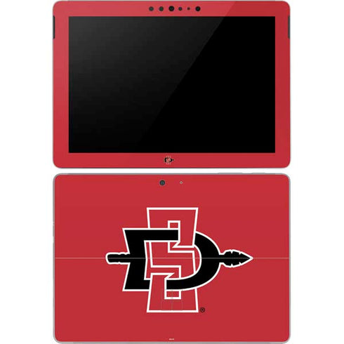 San Diego State University Aztecs Red Logo Surface Go Skin