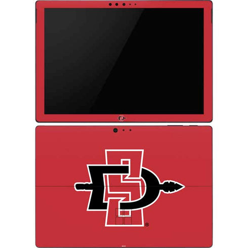 San Diego State University Aztecs Red Logo Surface Pro 6 Skin