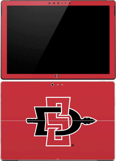 San Diego State University Aztecs Red Logo Surface Pro (2017) Skin