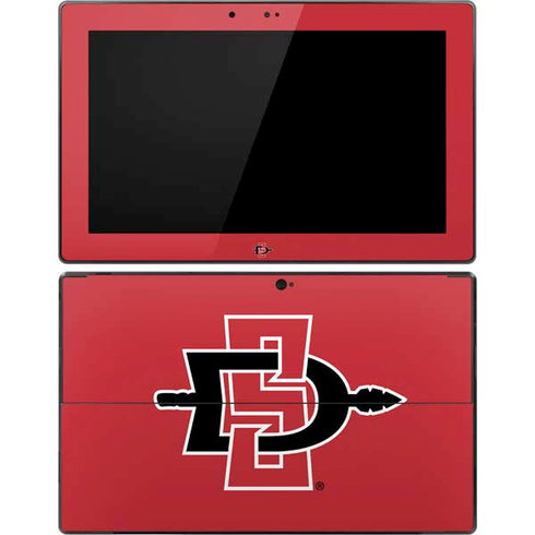 San Diego State University Aztecs Red Logo Surface Pro Tablet Skin