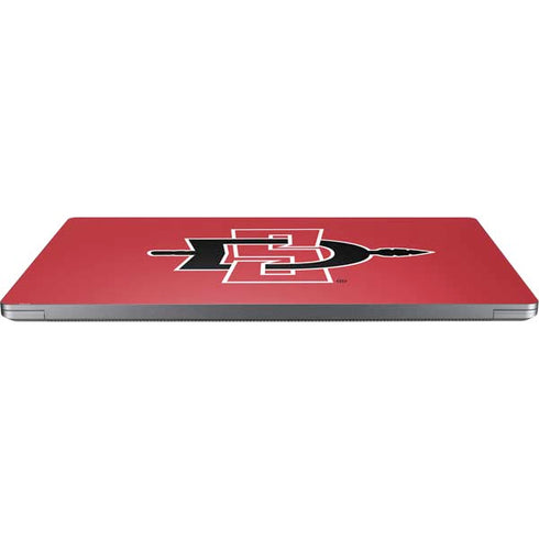 San Diego State University Aztecs Red Logo Universal Laptop 14in (11.4 x 8.2in) Skin