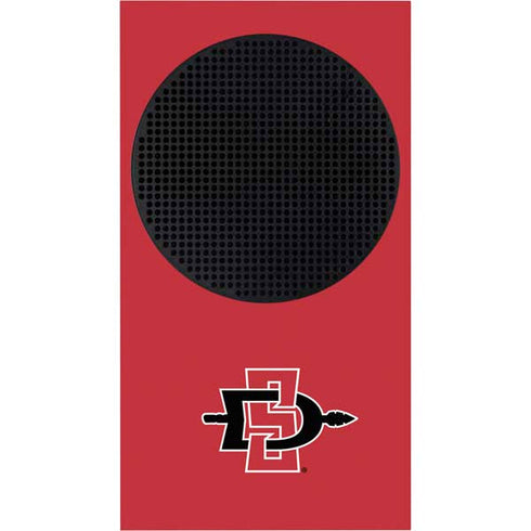 San Diego State University Aztecs Red Logo Xbox Series S Console Skin