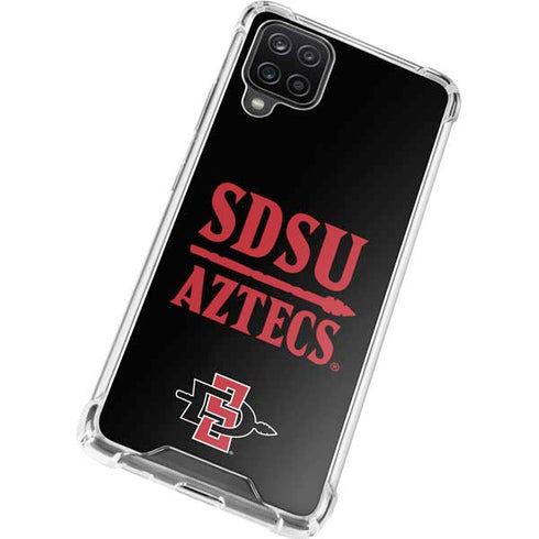 San Diego State University Aztecs San Diego State Galaxy A12 Clear Case