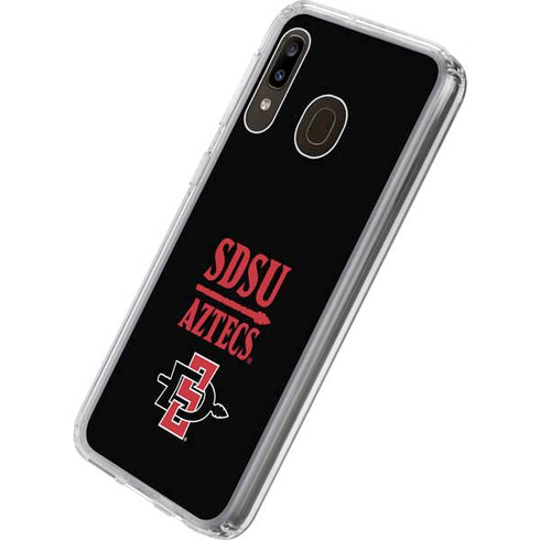 San Diego State University Aztecs San Diego State Galaxy A20 Clear Case