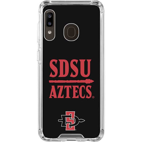 San Diego State University Aztecs San Diego State Galaxy A30 Clear Case